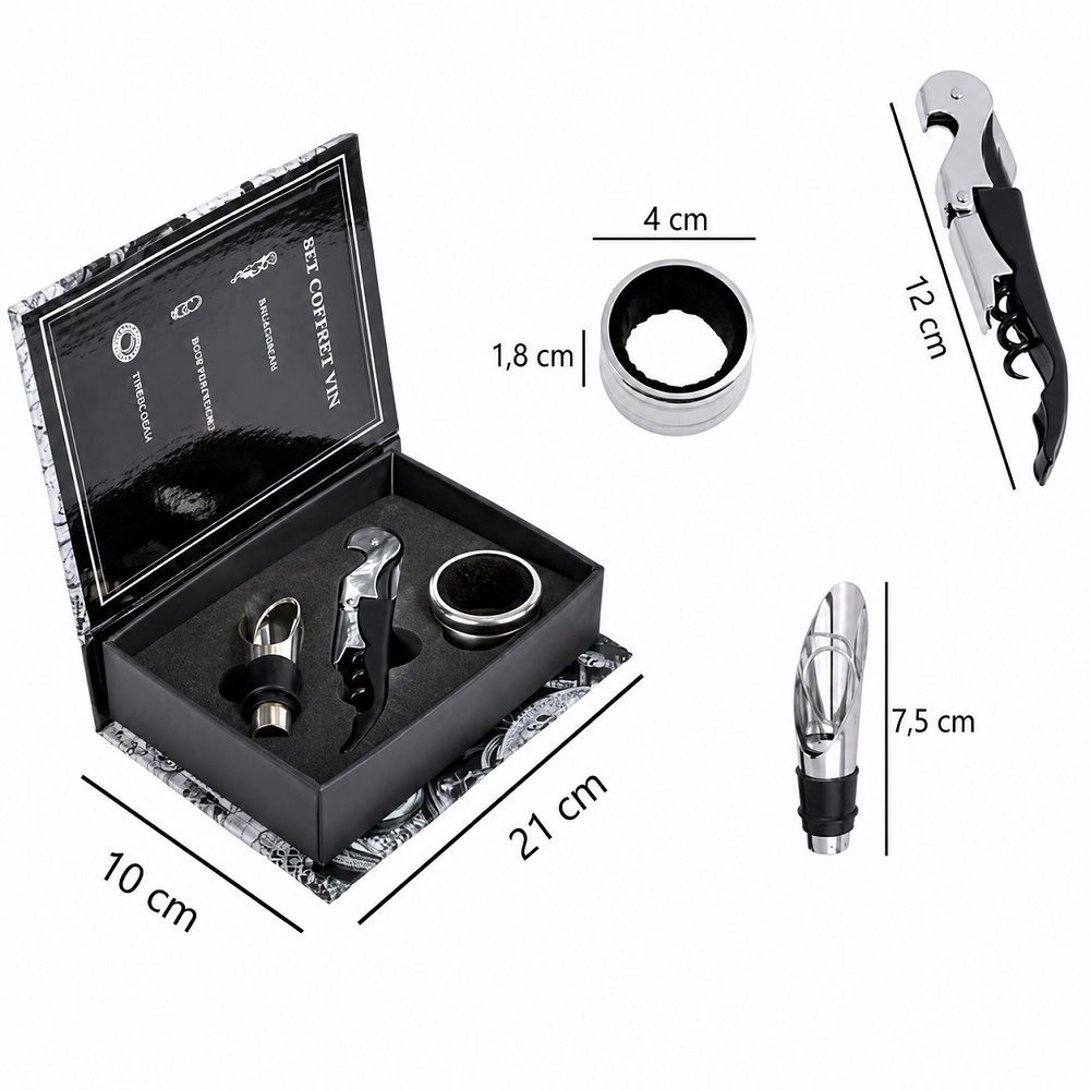 Caja Libro 1217/18 c/4 Accesorios p/Vino . - Imagen 5