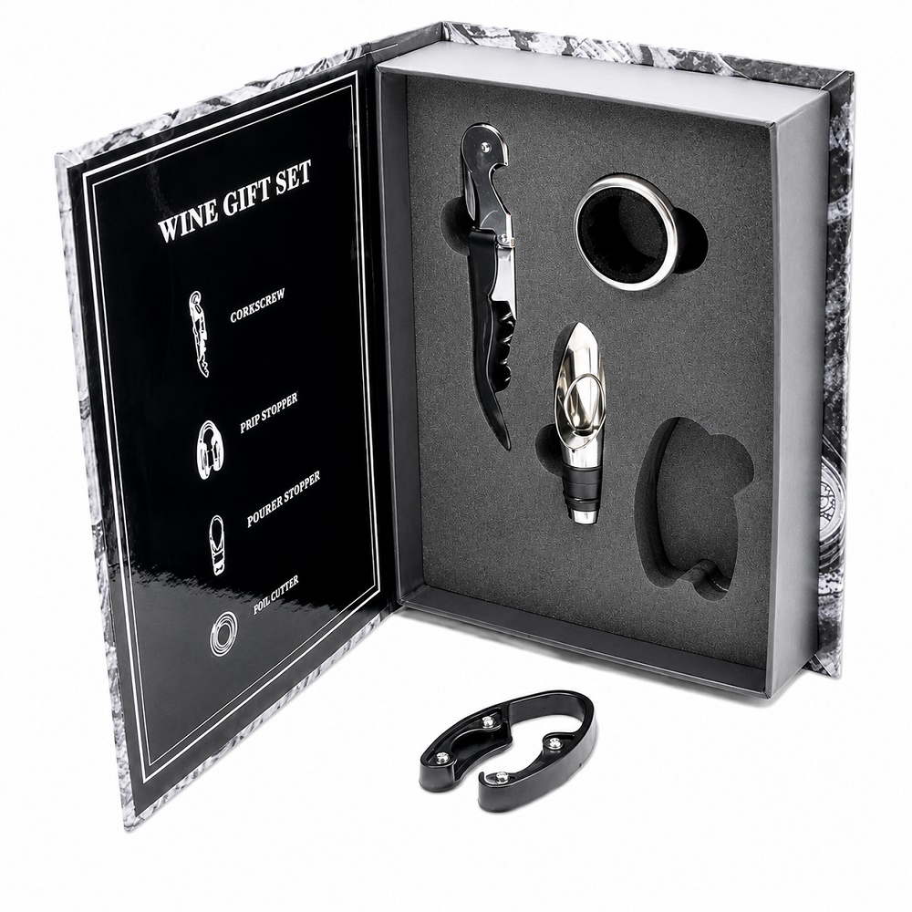 Caja Libro 1217/18 c/4 Accesorios p/Vino . - Imagen 3