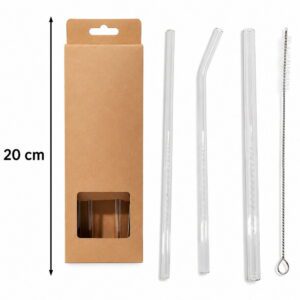 111 Set x 3 Sorbetes Vidrio+Cepillo 20 cms