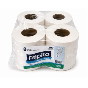 Bolson 8x300mt Tubo Gde.Higienico Felpita Blanco