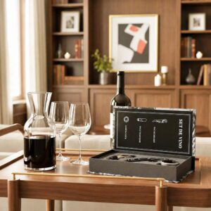 Caja Libro 1216 c/5 Accesorios p/Vino  .