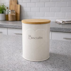 Lata Blanca 1136 Tapa Bambu 27x14 Utile *