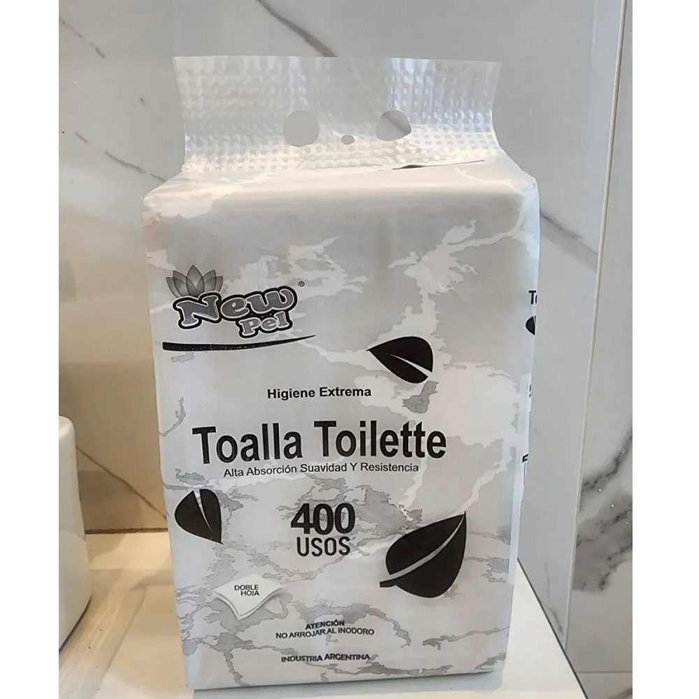 Toalla Toilette x 400 NewPell p/Dispenser - Imagen 2